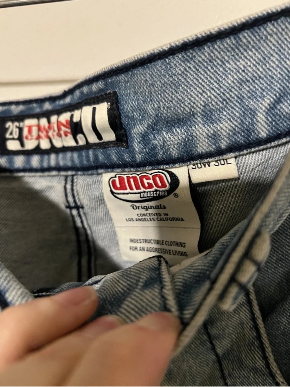 NWT JNCO Twin Cannon 101 Colossal 30 X 30 Women In Antique E